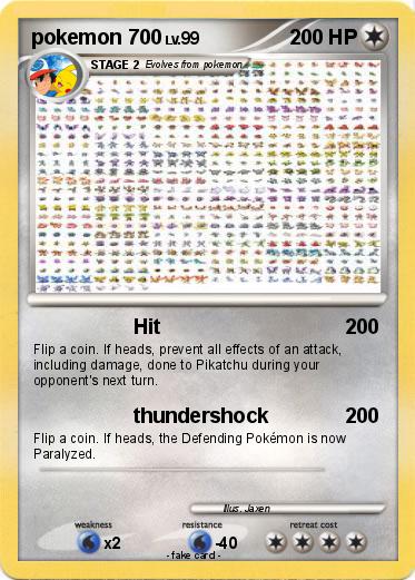 Pokemon pokemon 700