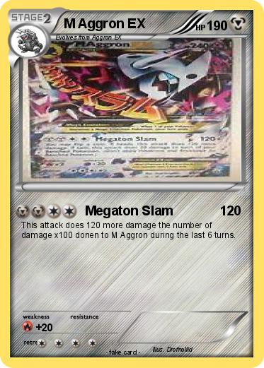 Pokemon M Aggron EX