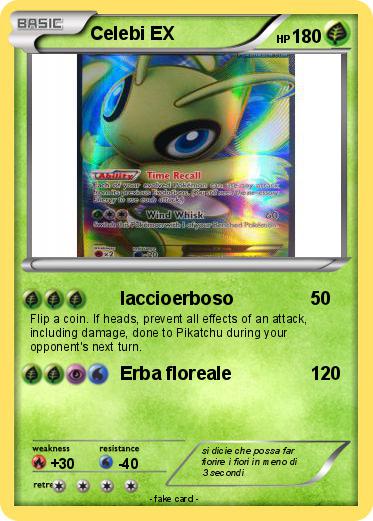Pokemon Celebi EX