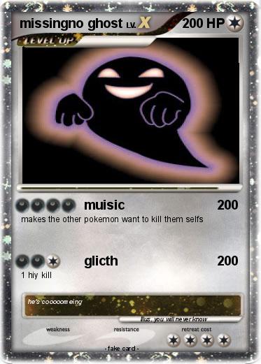 Pokemon missingno ghost
