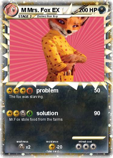Pokemon M Mrs. Fox EX