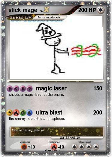 Pokemon stick mage