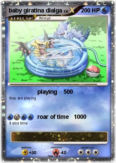 Pokemon baby giratina dialga