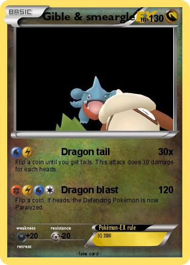 Pokemon Gible & smeargle