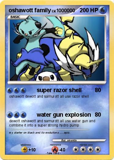 Pokemon oshawott family