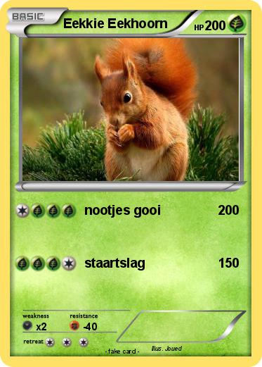 Pokemon Eekkie Eekhoorn