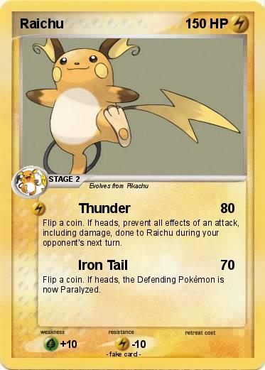 Pokemon Raichu