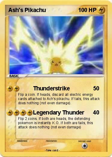 Pokemon Ash's Pikachu