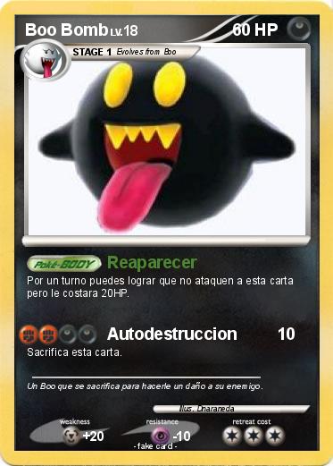 Pokemon Boo Bomb