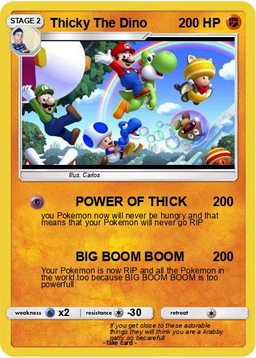 Pokemon Thicky The Dino