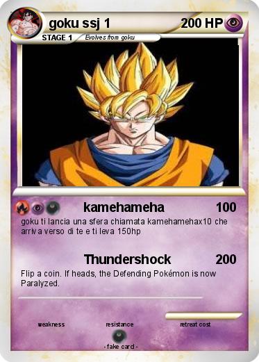 Pokemon goku ssj 1