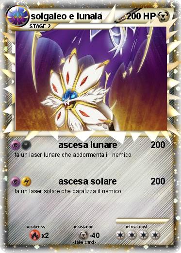 Pokemon solgaleo e lunala