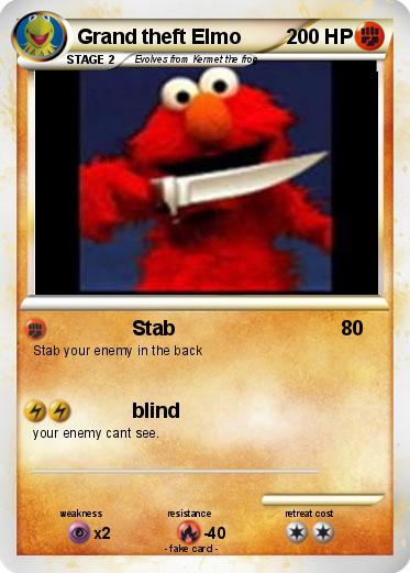 Pokemon Grand theft Elmo