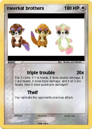 Pokemon meerkat brothers