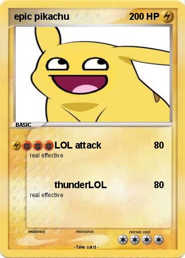 Pokemon epic pikachu