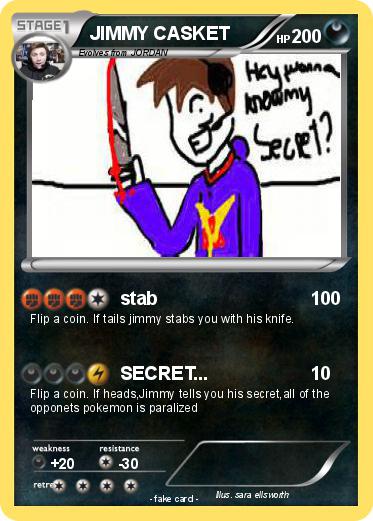 Pokemon JIMMY CASKET