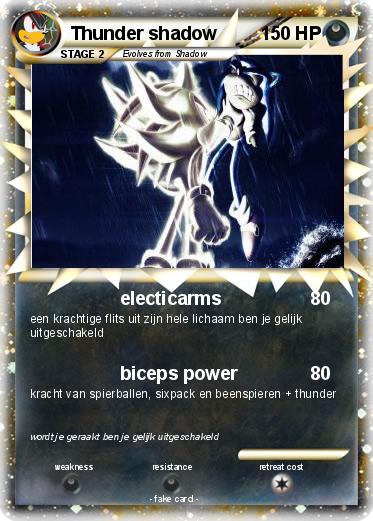 Pokemon Thunder shadow
