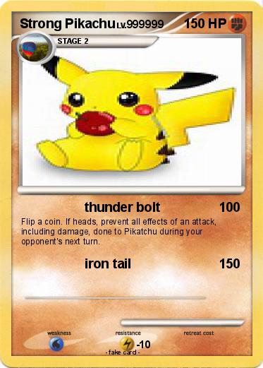 Pokemon Strong Pikachu