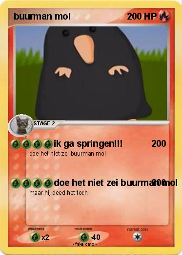 Pokemon buurman mol