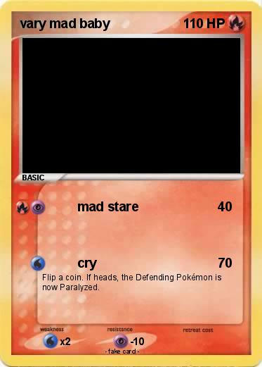 Pokemon vary mad baby