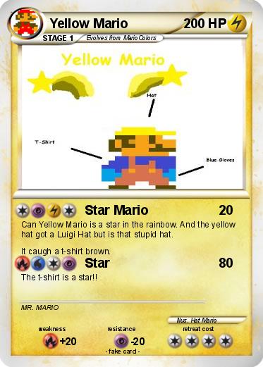 Pokemon Yellow Mario