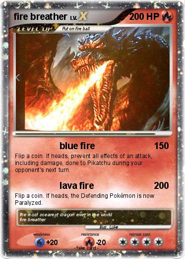 Pokemon fire breather