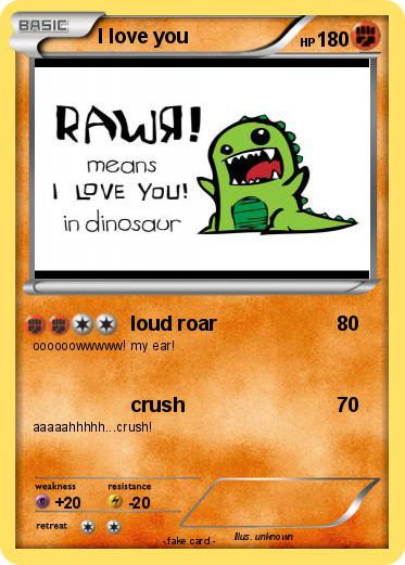Pokemon I love you