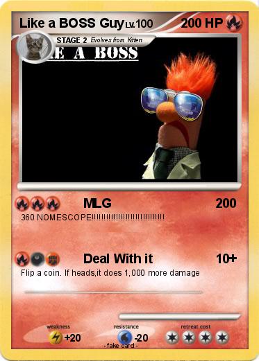 Pokemon Like a BOSS Guy