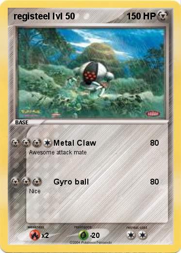 Pokemon registeel lvl 50