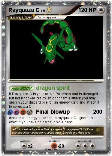 Pokemon Rayquaza C