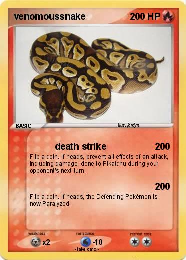 Pokemon venomoussnake