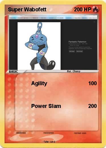 Pokemon Super Wabofett