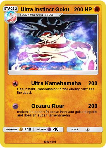Pokemon Ultra Instinct Goku