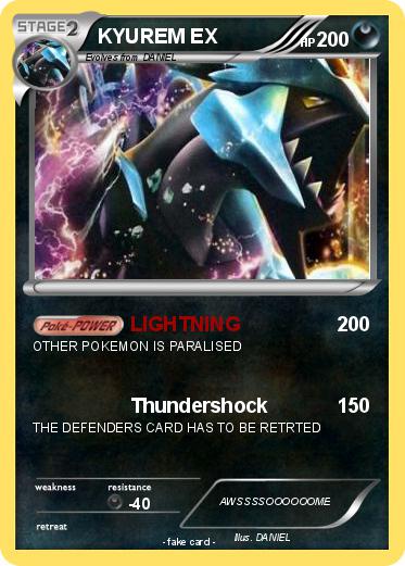Pokemon KYUREM EX