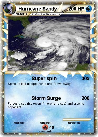 Pokemon Hurricane Sandy
