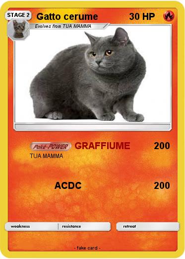 Pokemon Gatto cerume