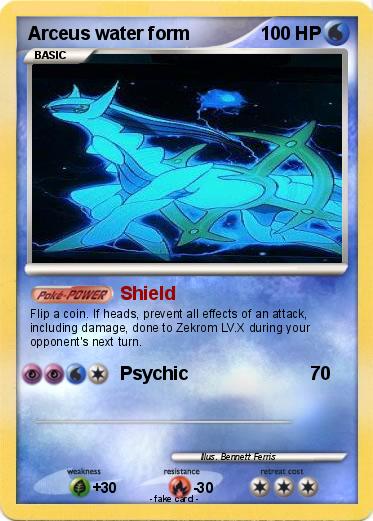 Pokemon Arceus water form