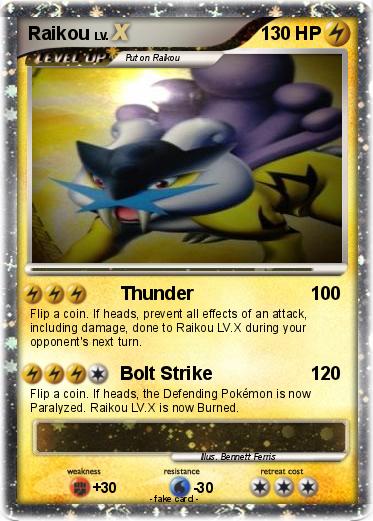 Pokemon Raikou