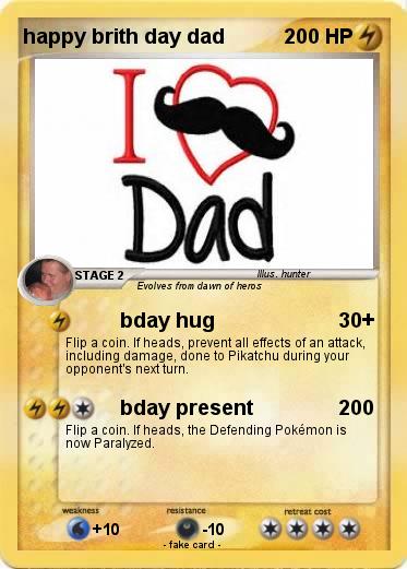Pokemon happy brith day dad