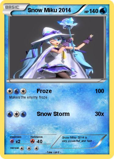 Pokemon Snow Miku 2014