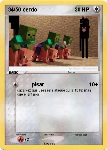 Pokemon 34/50 cerdo