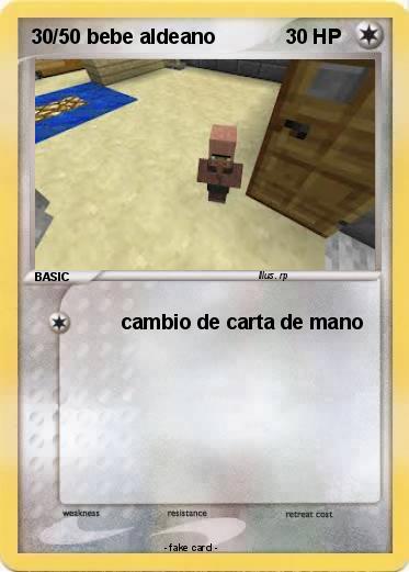 Pokemon 30/50 bebe aldeano