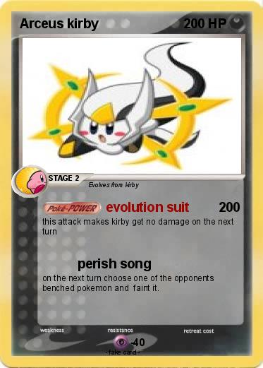 Pokemon Arceus kirby