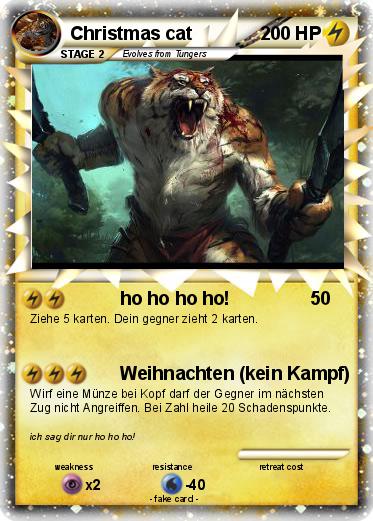 Pokemon Christmas cat