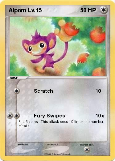 Pokemon Aipom Lv.15