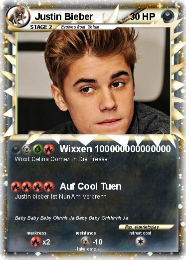 Pokemon Justin Bieber