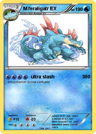 Pokemon M feraligatr EX