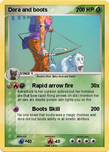 Pokemon Dora and boots