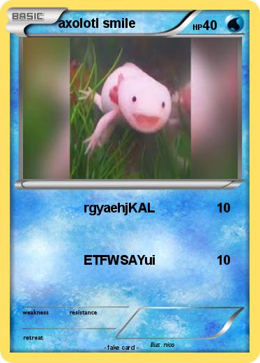 Pokemon axolotl smile