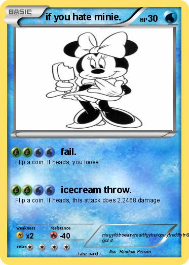 Pokemon if you hate minie.